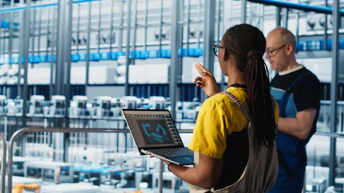 Industrial IoT equipment in a manufacturing environment