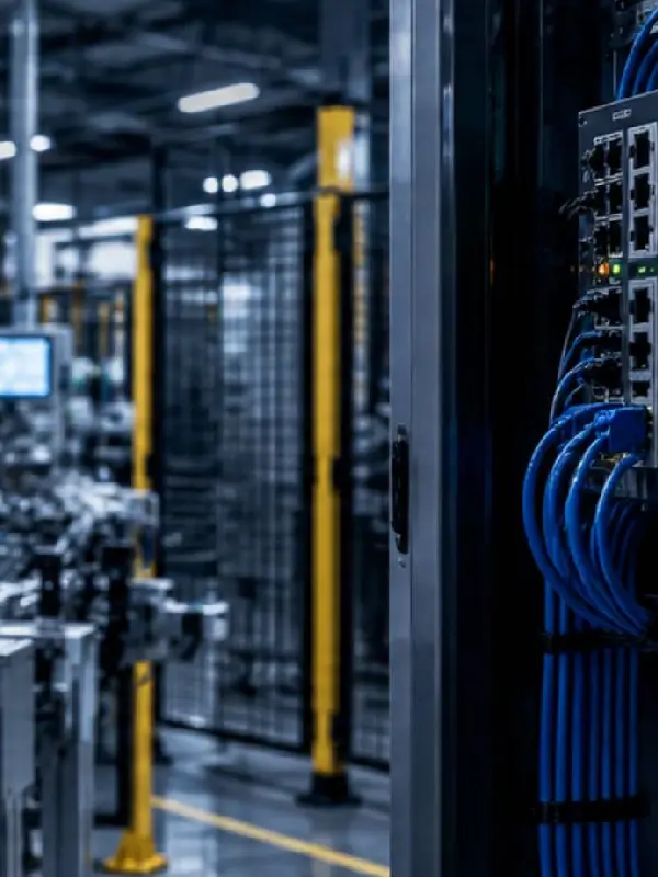 Industrial manufacturing network and production environment